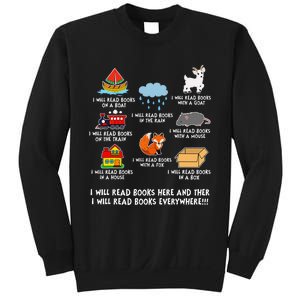 I Will Read Books On A Boat And Everywhere Library Sweatshirt