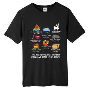 I Will Read Books On A Boat And Everywhere Library Tall Fusion ChromaSoft Performance T-Shirt