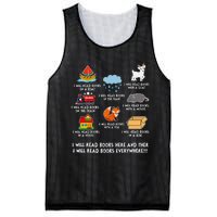 I Will Read Books On A Boat And Everywhere Library Mesh Reversible Basketball Jersey Tank