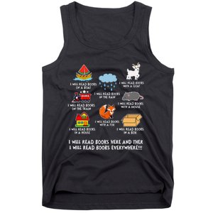 I Will Read Books On A Boat And Everywhere Library Tank Top