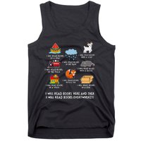 I Will Read Books On A Boat And Everywhere Library Tank Top