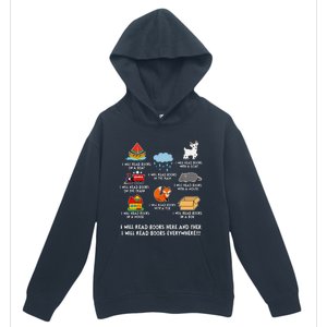 I Will Read Books On A Boat And Everywhere Library Urban Pullover Hoodie