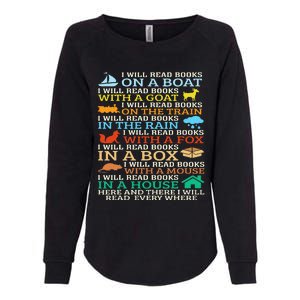 I Will Read Books On A Boat & Everywhere Reading Gifts Womens California Wash Sweatshirt