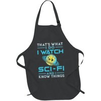 I Watch Scifi And I Know Things Apron