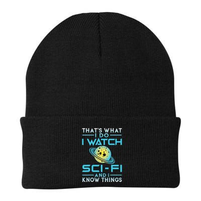 I Watch Scifi And I Know Things Beanie