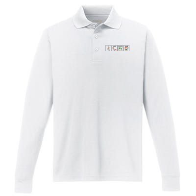 I Want Summer Break Teacher Last Day Of School Vacation Performance Long Sleeve Polo