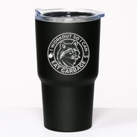 I Workout So I Can Eat Garbage Funny Gym Raccoon Trash Panda Tumbler