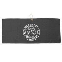 I Workout So I Can Eat Garbage Funny Gym Raccoon Trash Panda Large Microfiber Waffle Golf Towel