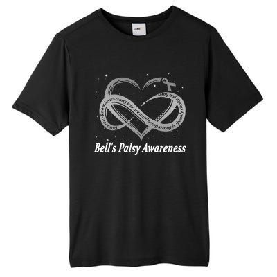 I Wear Silver For Bell's Palsy Awareness Warrior Gift Tall Fusion ChromaSoft Performance T-Shirt