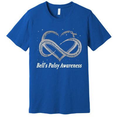 I Wear Silver For Bell's Palsy Awareness Warrior Gift Premium T-Shirt