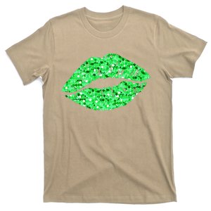 Irish Women Saint Patrick's Day Celebration Lips T-Shirt