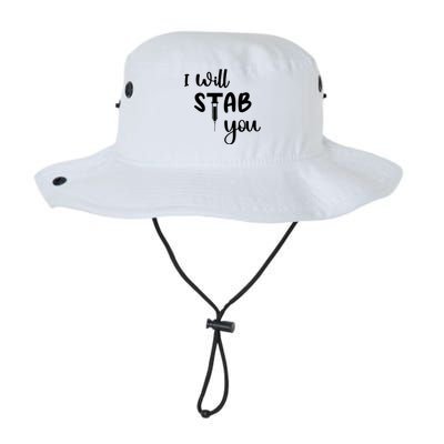 I Will Stab You Art Funny Graduating Nurse Meaningful Gift Legacy Cool Fit Booney Bucket Hat