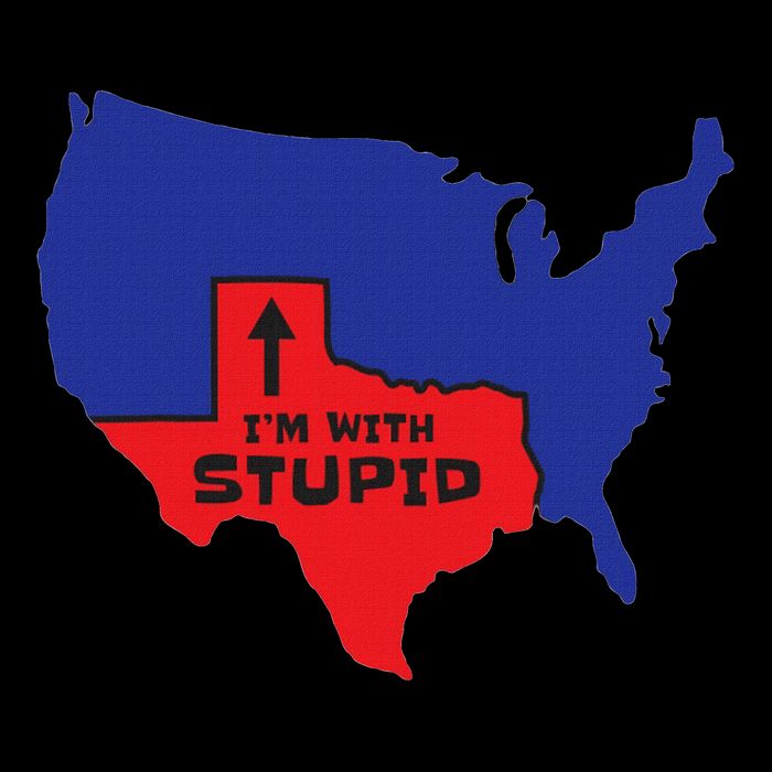 IM With Stupid Texas Map Women Gift Funny America Map Sweatshirt