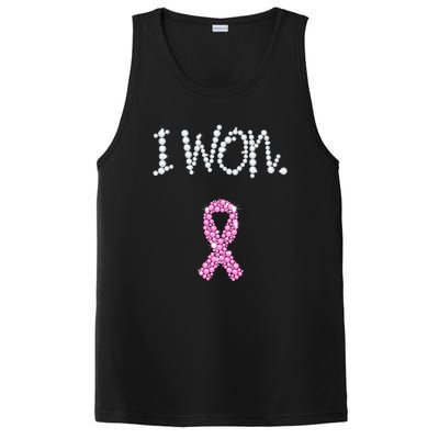 I Won Survivor Breast Cancer Awareness PosiCharge Competitor Tank