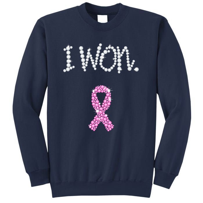 I Won Survivor Breast Cancer Awareness Sweatshirt