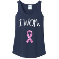 I Won Survivor Breast Cancer Awareness Ladies Essential Tank