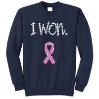 I Won Survivor Breast Cancer Awareness Tall Sweatshirt