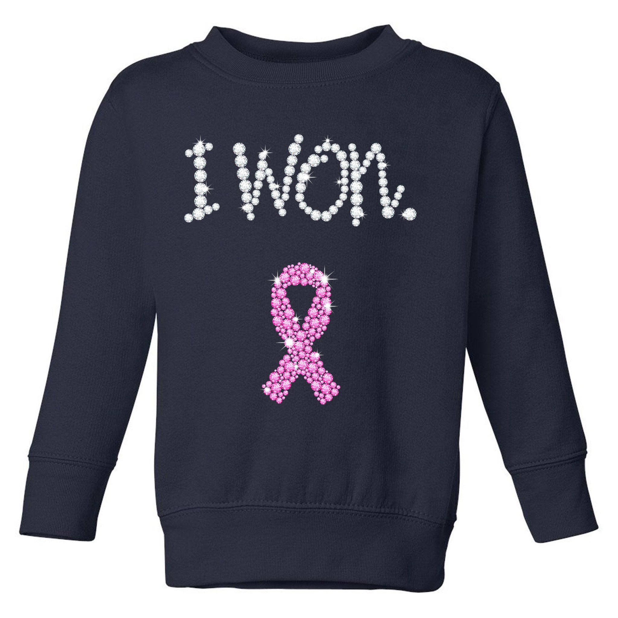 I Won Survivor Breast Cancer Awareness Toddler Sweatshirt
