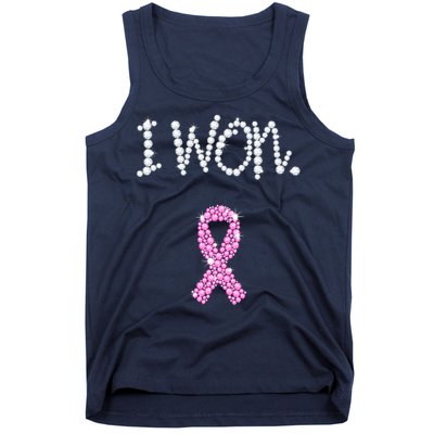 I Won Survivor Breast Cancer Awareness Tank Top