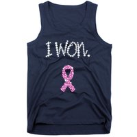 I Won Survivor Breast Cancer Awareness Tank Top