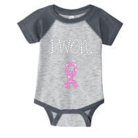 I Won Survivor Breast Cancer Awareness Infant Baby Jersey Bodysuit