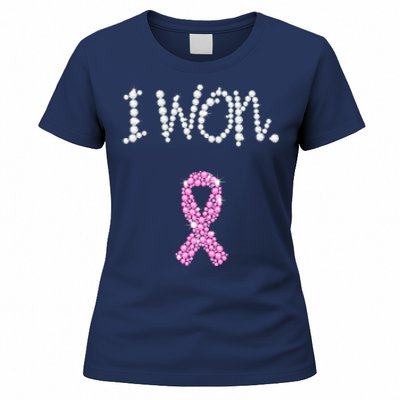 I Won Survivor Breast Cancer Awareness Women's T-Shirt