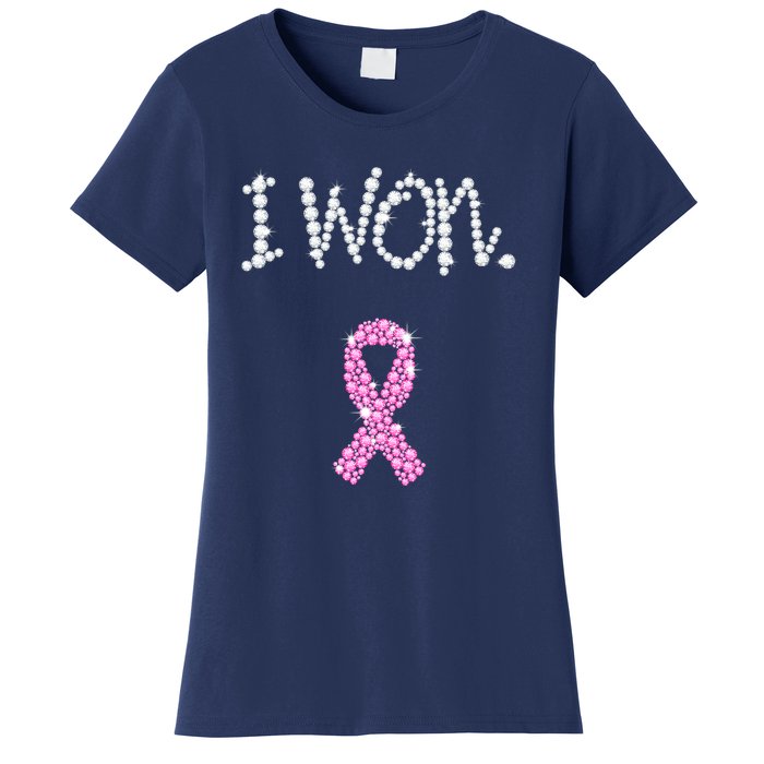 I Won Survivor Breast Cancer Awareness Women's T-Shirt