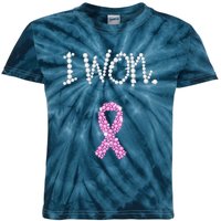 I Won Survivor Breast Cancer Awareness Kids Tie-Dye T-Shirt