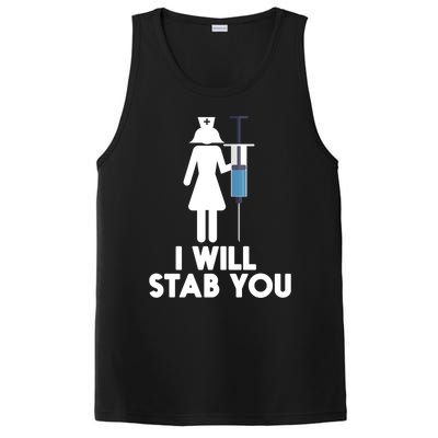 I Will Stab You Funny Graduating Nurse Gift Meaningful Gift PosiCharge Competitor Tank