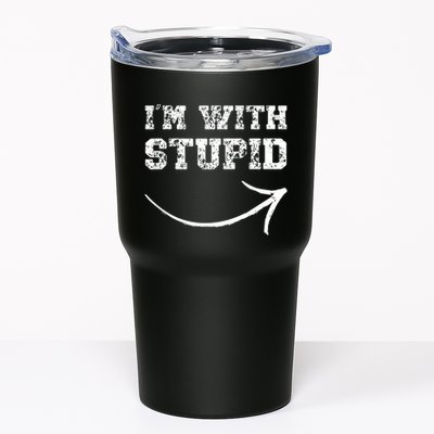 IM With Stupid Arrow Pointing Right Funny IM With Stupid Tumbler