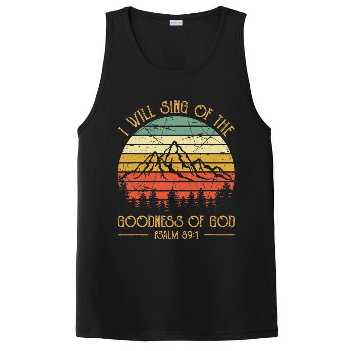 I Will Sing Of The Goodness Of God Christian PosiCharge Competitor Tank