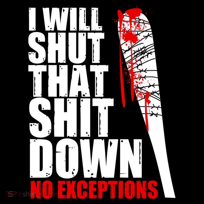 I Will Shut That Shit Down No Exceptions Flexfit Unipanel Trucker Cap