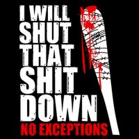 I Will Shut That Shit Down No Exceptions Flatbill Hat