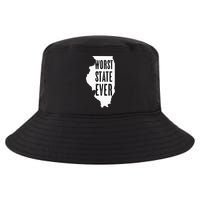 Illinois Worst State Ever IL Sucks Funny Graphic Cool Comfort Performance Bucket Hat