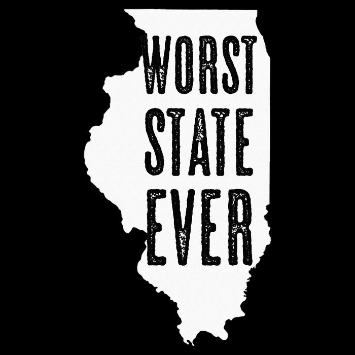 Illinois Worst State Ever IL Sucks Funny Graphic Impact Tech Backpack