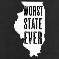 Illinois Worst State Ever IL Sucks Funny Graphic 11oz C Handle Ceramic Mug