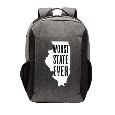 Illinois Worst State Ever IL Sucks Funny Graphic Vector Backpack