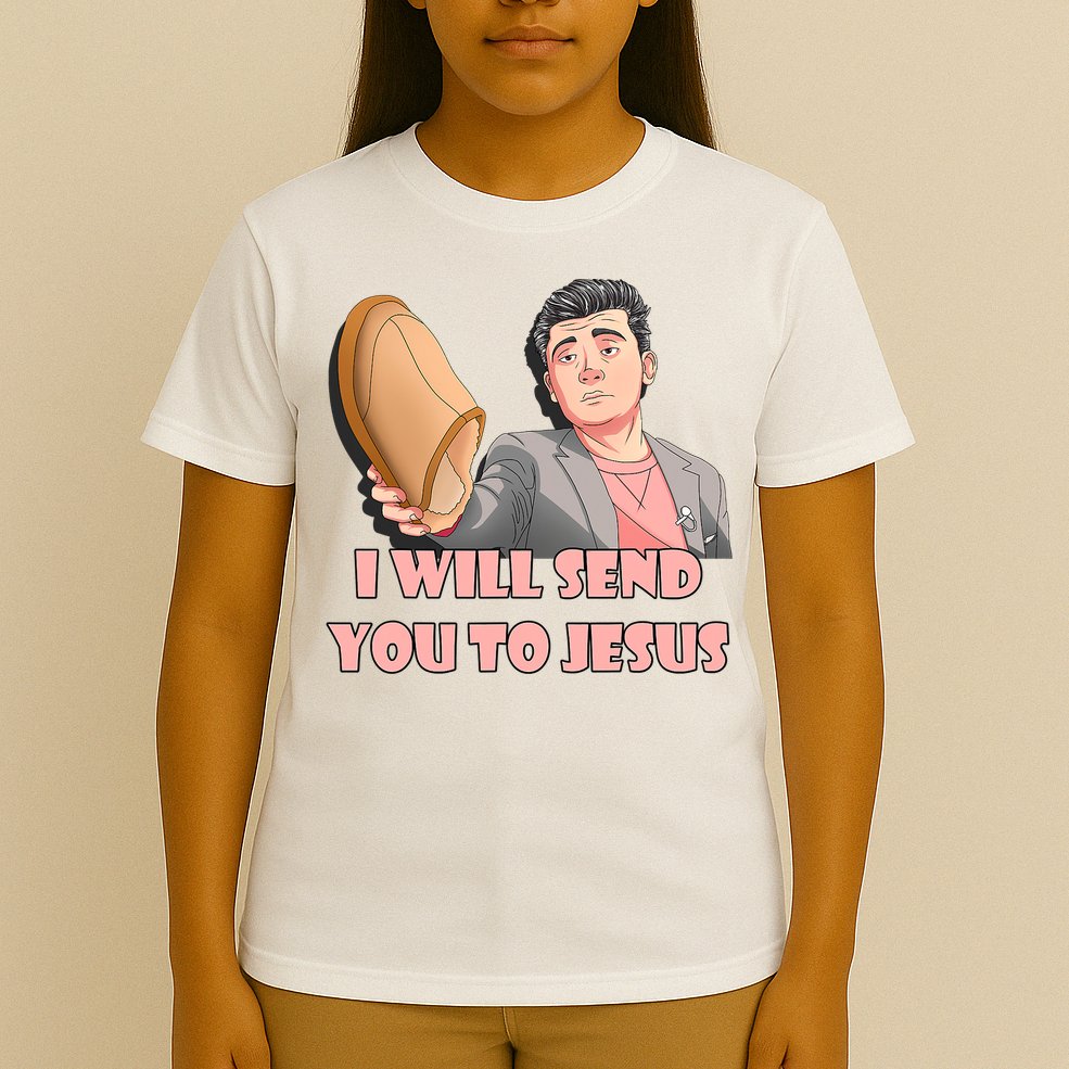 I Will Send You To Jesus Funny Asian Guy Asian Stereotypes T-Shirt