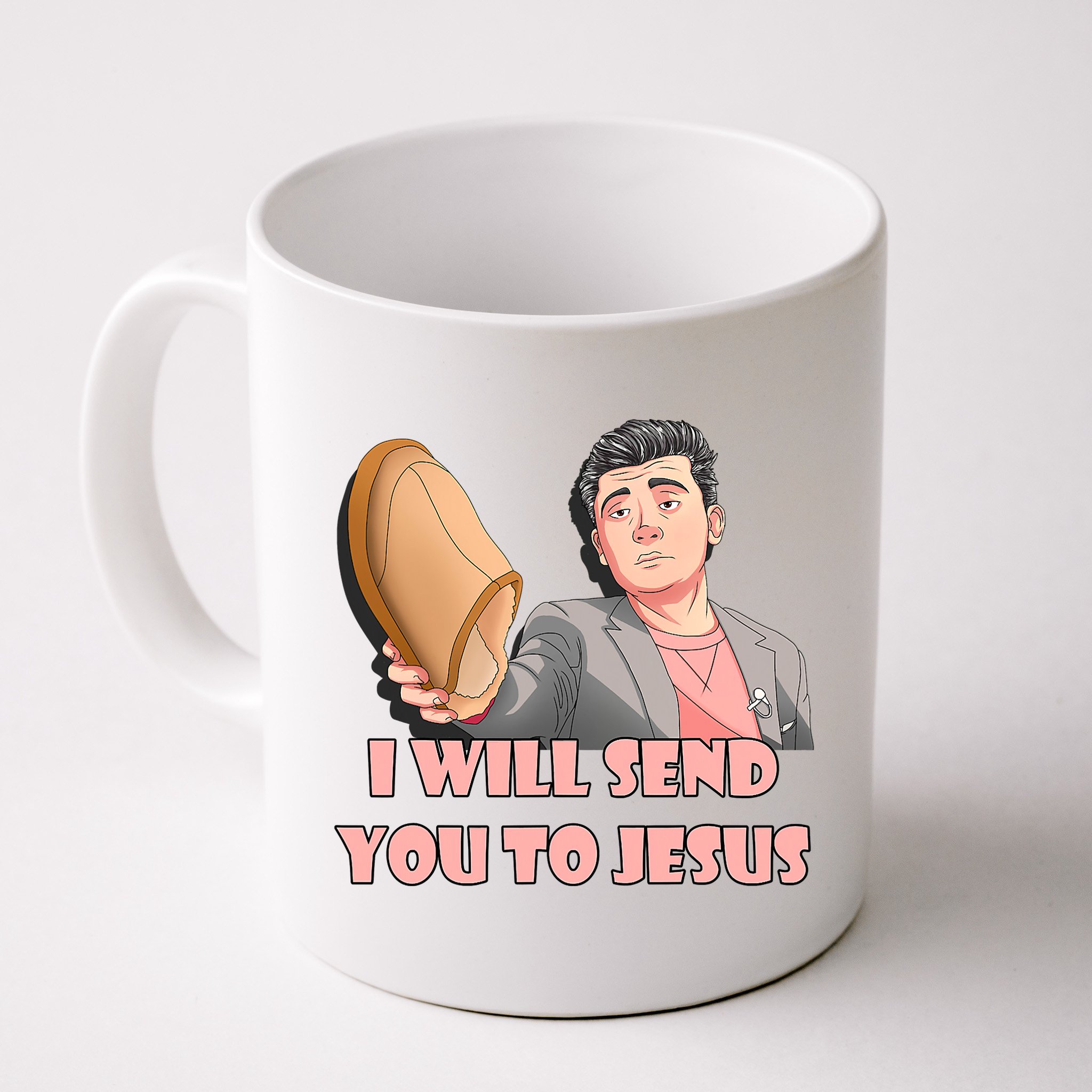 I Will Send You To Jesus Funny Asian Guy Asian Stereotypes Mug