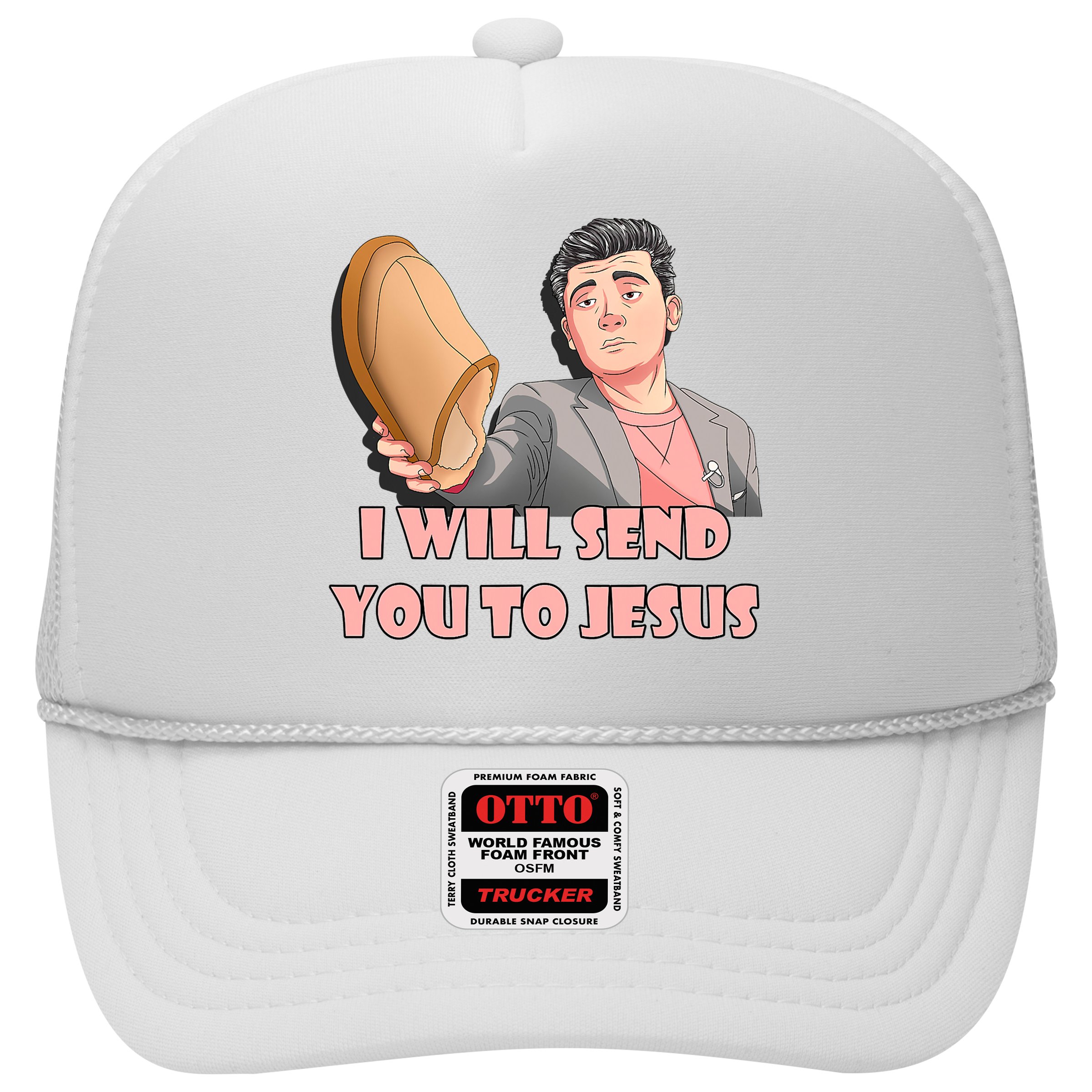 I Will Send You To Jesus Funny Asian Guy Asian Stereotypes Hat