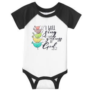 I Will Sing Of The Goodness Of God Christian Infant Baby Jersey Bodysuit