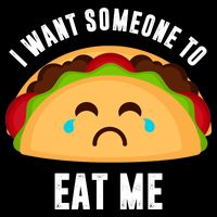 I Want Someone To Eat Me Sad Taco City Backpack