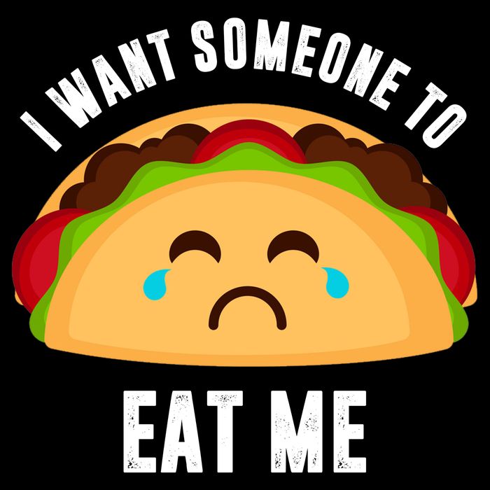 I Want Someone To Eat Me Sad Taco City Backpack