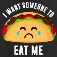 I Want Someone To Eat Me Sad Taco Adult Drive Performance Visor