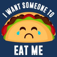 I Want Someone To Eat Me Sad Taco Sustainable Bucket Hat