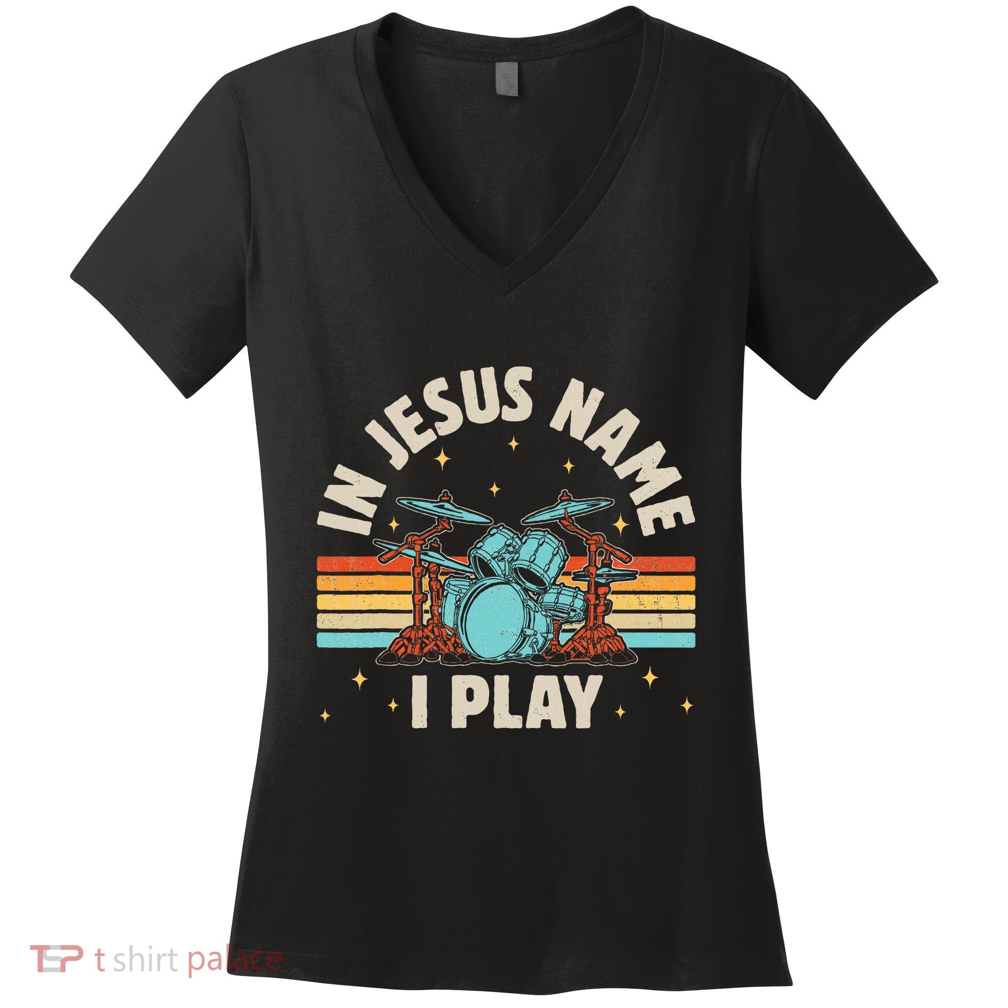 IM With Stupid Funny Matching Couples Humor Women's V-Neck T-Shirt