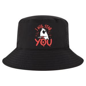 I Will Stab You Funny Ghost Nurse Halloween Nursing Gift Cool Comfort Performance Bucket Hat