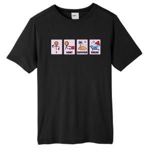 I Want Summer Break Tall Fusion ChromaSoft Performance T-Shirt