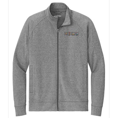 I Want Summer Break Stretch Full-Zip Cadet Jacket