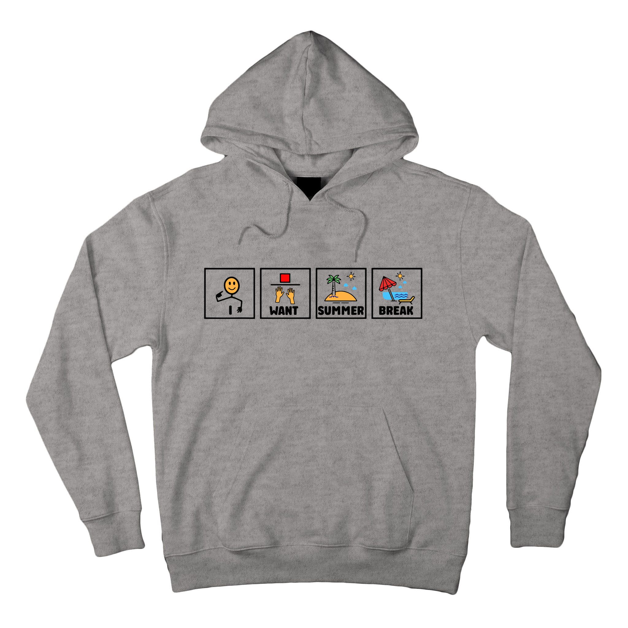 I Want Summer Break Tall Hoodie